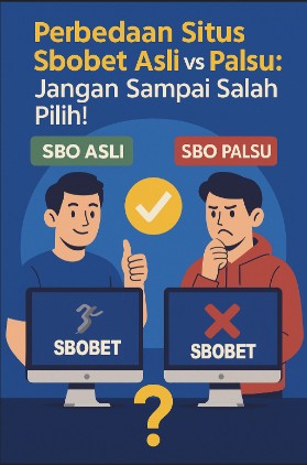 Perbedaan Situs Sbobet Asli vs Palsu